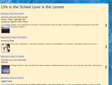 Tablet Screenshot of lifeistheschoolloveisthelesson.com